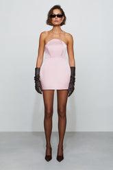 ET OCHS JAXON CORSETED MINI DRESS